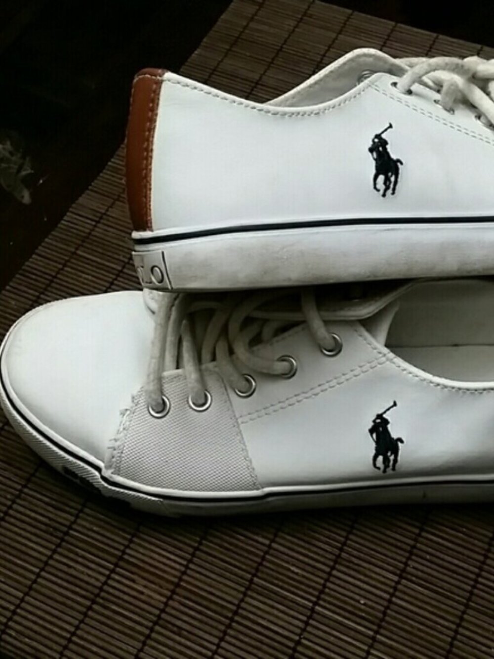 Polo Ralph Lauren Kids Leather Lace-Up Sneaker